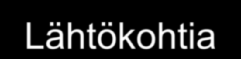 Lähtökohtia Projektin valintaan kannattaa panostaa!