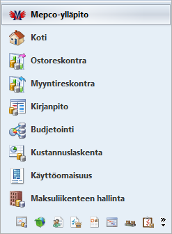 14 rametrointi, jota voidaan käyttää pohjana asiakaskohtaisissa käyttöönotoissa.