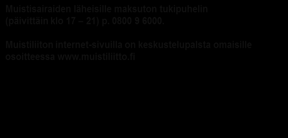 Mikkelin seudun Muisti ry Tervetuloa mukaan toimintaamme! Tietoa toiminnastamme saa Mikkelin kaupunkilehdestä internet sivuiltamme: www.mikkelinseudunmuisti.fi Facebook sivuiltamme: www.facebook.