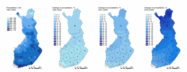 20 talvilämpötila 6 C, kun taas ilmakehän hiilidioksidipitoisuus oli 352 ppm simuloinnin alussa (vuonna 2000), ja 841 ppm simuloinnin lopussa (vuonna 2089).