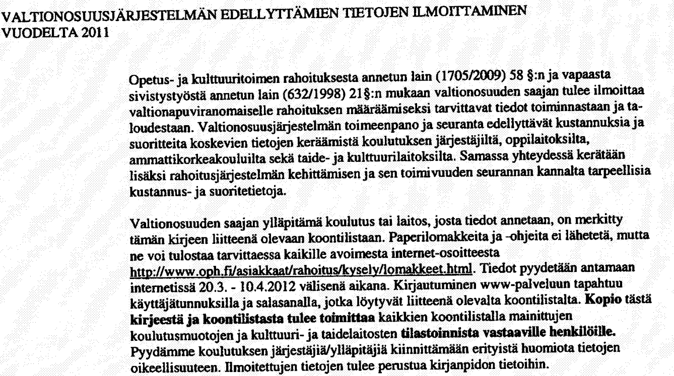 ILMOITUSASIAT Yhtymähallitus 43 11