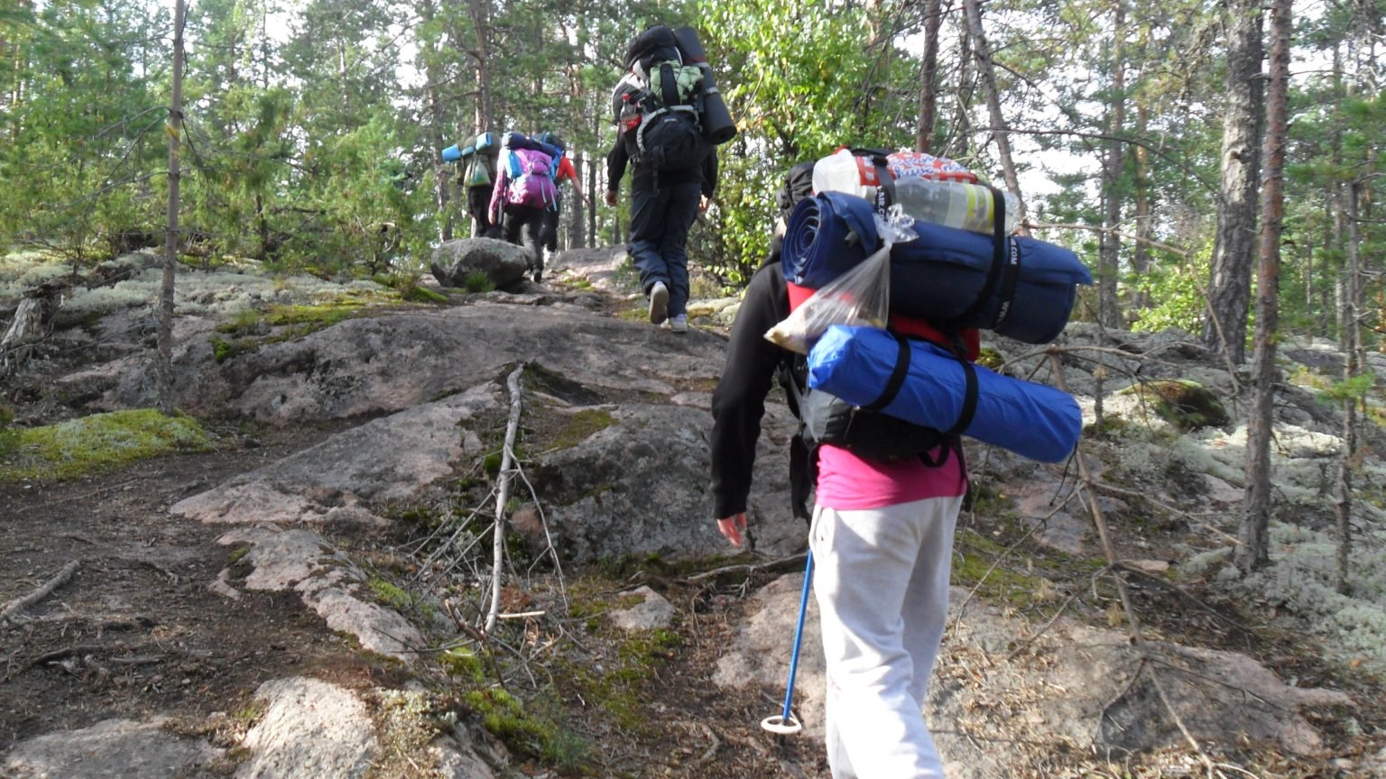 Retkeilykurssi Repovedellä Luonnon armoilla Kun perjantaina 31.8.