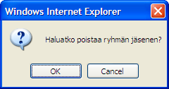 Ryhmän nimen voi muuttaa kirjoittamalla uuden nimen Nimi-kenttään. Muutos tallennetaan napsauttamalla VAHVISTA-painiketta. 5.
