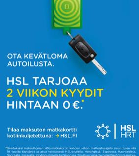 Case2: HSL:n kevätloma autoilusta Kampanja sai 33 000 autoilijaa kokeilemaan matkakorttia Monet matkakortilla