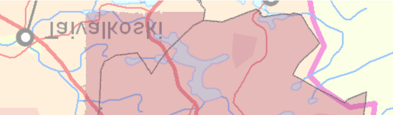 Liite 3 Tuuli- ja lumituhohanke Riskipuukartoitetut linjat ¹ KUUSAMO TAIVALKOSKI 1:500 000 Verkkoyhtiöt ja Liikennevirasto