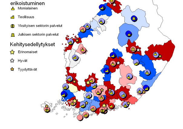 Kuva 2. Paperitehtaat 2011 (Lähde: Metsäteollisuus ry, 2011) Paperitehtaiden sijainti keskittyy lähemmäksi rannikkoja ja parhaiden kulkuyhteyksien varsille. Kuva 3.