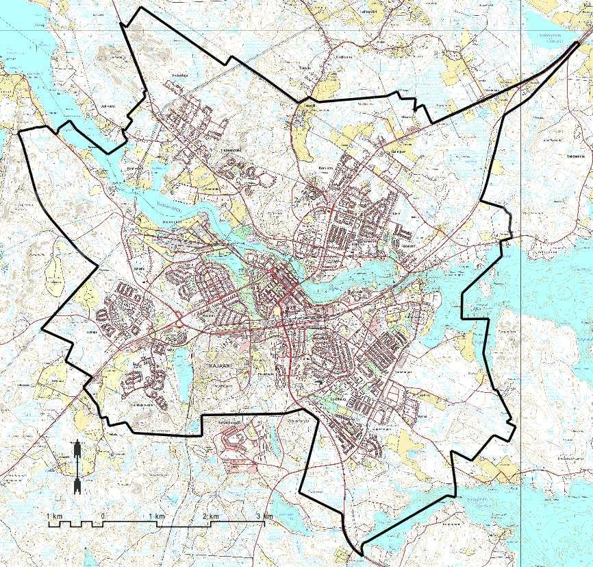 yksityisten palvelujen palveluverkko rakentamisen ja muut maankäytön muutoksen alueet mm.