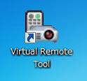 7. User Supportware -ohjelmisto Vaihe 3: Käynnistä Virtual Remote Tool Käynnistys pikakuvakkeesta Kaksoisnapsauta Windowsin työpöydällä olevaa pikakuvaketta.