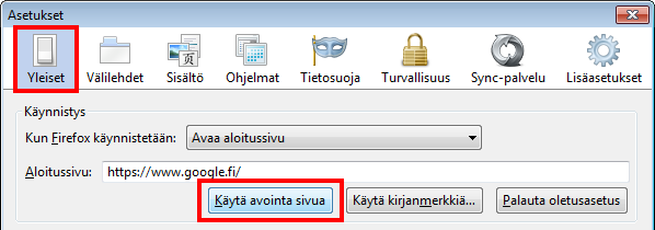 s. 1/6 Firefox 29 ja uudemmat Tietoturvan takia on aina käytettävä uusinta saatavilla olevaa selainversiota!