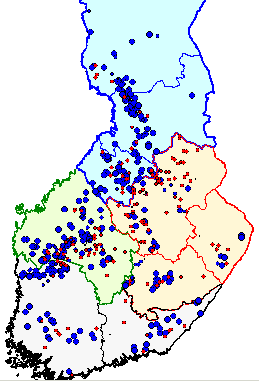 Tehostettu ohjelma kattaa koko Suomen Yhteensä 107 kohdetta, joissa