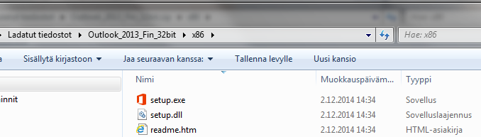 Purkutoiminto näyttää kohteen, johon asennuspaketti puretaan. Valitse Pura. 2.
