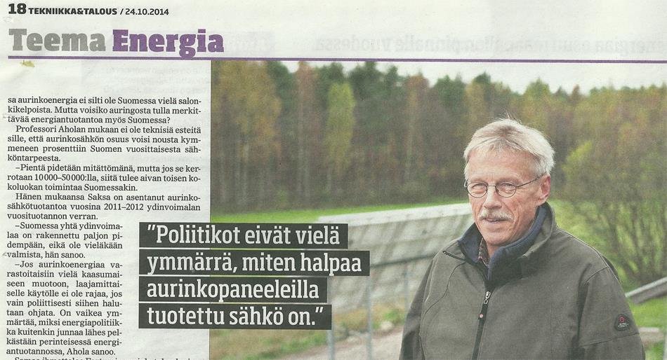 Vaikka kaikki eivät sitä ole vielä