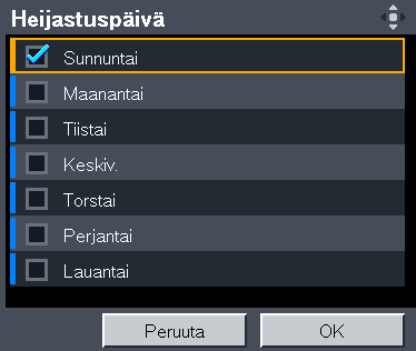 4. Käteviä toimintoja 2. Valitse [Oletusasetukset2] ja paina [ ]. CZE156 3. Valitse [Virta-ajastin] ja paina [Enter]. 4.