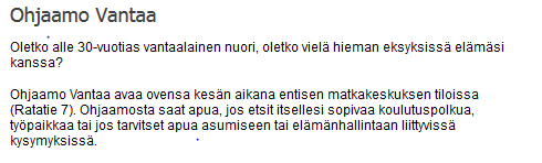 Esimerkkejä