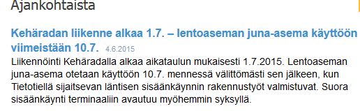 Esimerkkejä