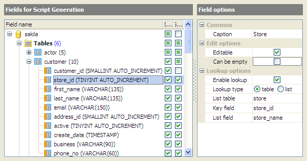 14 5 SQL MAESTRO Linkki: http://www.sqlmaestro.com/products/mysql/maestro/ käyttöjärjestelmät: Windows Uusin versio: 8.