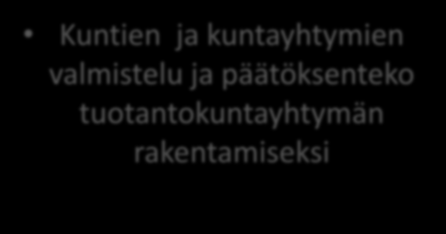 YHTEISIÄ KYSYMYKSIÄ Palvelurakenne Palveluverkko Palveluprosessit Johtamisjärjestelmä Tietojohtaminen Henkilöstörakenne