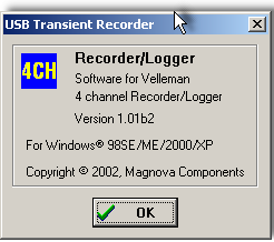 16 PCS10 - K8047 recorder / Logger 1.5.5.1 About 1.6 Muita tietoja 1.6.1 Vianmääritys Jos tallennin/loggeri-laitteen "Record"-LED-merkkivalo palaa jatkuvasti käynnistyksen yhteydessä : - Irrota