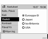 86 Mittarit ja käyttölaitteet Jotkin lähettimet eivät lähetä oikeaa aikasignaalia. Silloin on järkevää poistaa automaattinen aikasynkronointi käytöstä.