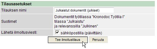 72 4.3.2 Muutosraportin sisältö Muutosraportti sisältää katsauksen työtilassa tapahtuneista viimeaikaisista toiminnoista.