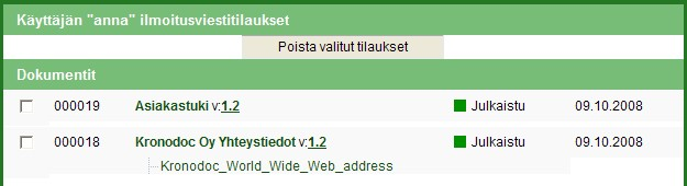 80 Tallenna ilmoitusasetukset napsauttamalla "Tallenna ilmoitusasetukset" -painiketta. Kun olet tallentanut ilmoitusasetuksesi, näyttöön tulee uusi painike: "Palaa oletusasetuksiin".