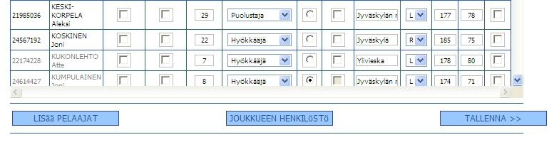 yhteydessä aukeaa seuraava kirjoitusruutu automaattisesti, lisätään seuraava toimihenkilö,