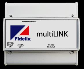 FIDELIX GENIUS AHU controller Touchscreen 24 IO-points