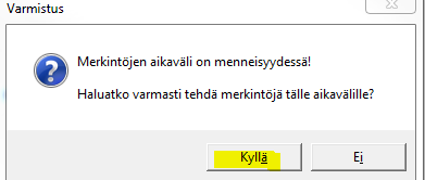 Hoke (Hoitotyön merkinnät) Allekirjoituksen lisääminen Jos ohjaaja ei ole tarkistanut ja allekirjoittanut tehtyjä merkintöjä saman työvuoron aikana, voi vanhaan vuoroon tehdä allekirjoitus /