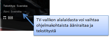 Asetukset Maxivision Go käyttöliittymässä Viihdeboksin asetuksia voi muokata nyt vain päätteen käyttöliittymästä.