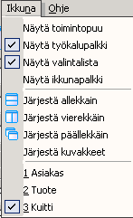 Alv kohdassa pidetään yllä käytettäviä arvonlisäveroprosentteja. Karhutekstit kohdassa ylläpidetään karhukirjeiden karhutekstejä.