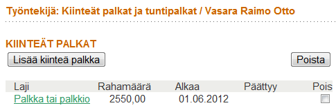 137 Vasaran kuukausipalkka jaetaan elokuun työpäivillä (ma-pe) ja kertomalla saatu luku loma-ajan työpäivien lukumäärällä.