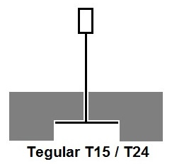 Ceillex Tegular ja Tegular S akustoivat alakattolevyt TEGULAR / E-reuna Koko (mm): Paksuus: Pintavaihtoehdot: Väri: 600 x 600 15 mm #600 (130kg/m³) ruiskumaalattu valkoinen 600 x 1200 15 mm tai #S101