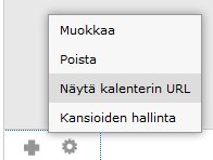 Elisa Oyj 22/31 7. FAQ 7.1.1. Onko olemassa tapaa kalenteritiedostojen tuomiseen työpöydältä websovellukseenne? Mene oikean yläkulman Calendars-välilehteen.