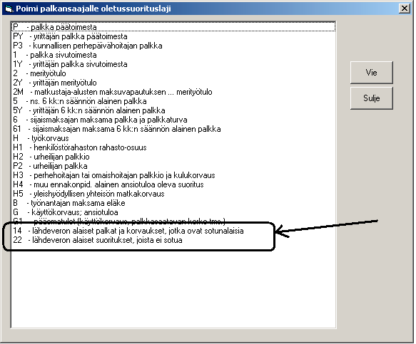 Asteri Windows Palkanmaksu Vuosipäivitys 21.3.2005 13/32 10 LÄHDEVERON SYÖTTÄMINEN Lähdevero on lopullinen vero, jota peritään rajoitetusti verovelvollisilta eli esim.