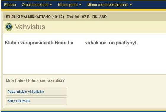 Avautuvassa Ikkunassa tarkasta tiedot ja