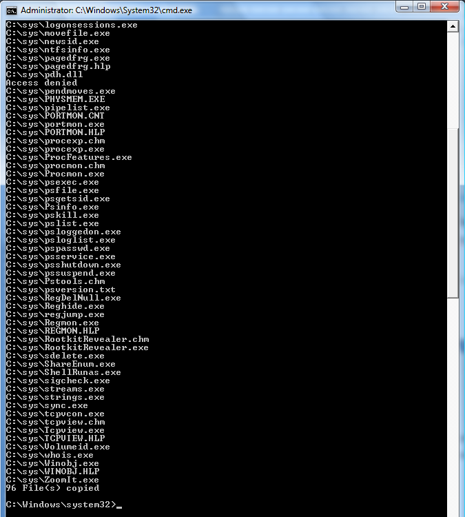 Windows Sysinternals-apuohjelmat-harjoitus KRTT Oulu 9.12.