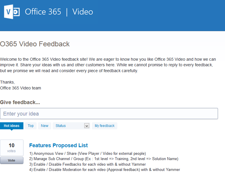 Office 365 video -uudistukset Pähkinänkuoressa iphone-appsista julkaistu rajoitettu