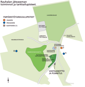 RAUHALAN JÄTEASEMA Paraisten Rauhalan kaatopaikka sijaitsee Taran, Hoggaisten ja Vepon kylien alueella noin kolme kilometriä kaupungin keskustasta luoteeseen.