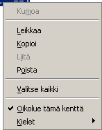 39 5.4 Tekstin kirjoittaminen uudelle sivulle Kun olet luonut uuden sivun, avaa tyhja.php tiedosto, rivin viimeistä Muokkaa tiedostoa kuvaketta painamalla. Maalaa koko tekstialue ja kopioi tekstit.