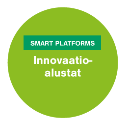 3.4 Innovaatioalustat ja kehitysympäristöt (Smart Platforms) Kansainvälisesti kilpailukykyiseen, moninaiseen ja nopeasti uudistuvaan osaamiseen perustuvat toimialat tarvitsevat ympärilleen riittävän