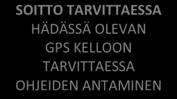 67 Kuvio 8 Turvaprosessin hälytyskaavio (Hannu Salo, 2013) PALVELUASUMINEN PÄIVYSTYSKESKUS HÄDÄSSÄ OLEVA HENKILÖ loukkaantunut? sairauskohtaus? eksynyt?