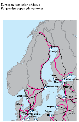 TEN-T verkon tavoitteet EU:n tavoitteena yhtenäinen ja strategisesti kilpailukykyinen verkko kattaa liikennejärjestelmän strategisesti merkittävimmät osat muodostaa Euroopan liikenteellisen