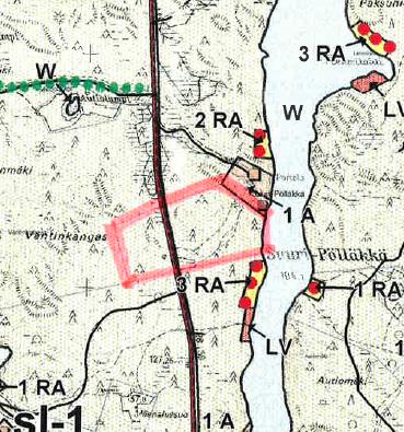 FCG Suunnittelu ja tekniikka Oy Kaavaselostus, ehdotus 37 (47) Kuva 27. Silmutmäki 419-3-10 8. Ylä-Partalan 419-2-14 tilan tietoja ei löydy yleiskaavarekisteristä.