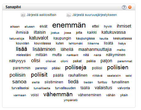 Mitkä tekijät lisäisivät omaa turvallisuudentunnettasi?