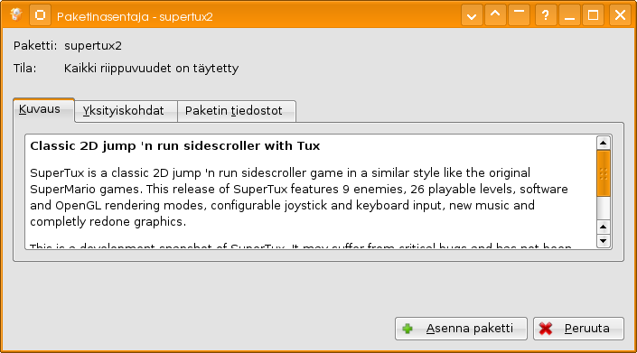 3. Valitse kohdasta VirtualBox 1.5.x for Linux Hosts: Ubuntu 7.10 ( Gutsy Gibbon ) valinta i386 jos käytät 32-bittistä kerneliä tai valinta AMD64, jos käytät 64-bittistä kerneliä. 4.