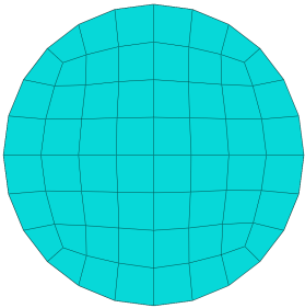 Ruuvin mallintaminen, kaarevan geometrian kuvaaminen corner nodes were adopted also for the meshes of the quadratic elements (i = 1 to 4). Poikittaisen verkon tihentämisen: 1 2 3 4 (5) 6 Figure XX.