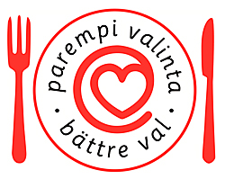 För en del av Raviolis recept har vi ansökt om symbolen hjärtmärket från Hjärtförbundet. I hjärtmärkesmåltiderna uppfylls Hjärtförbundets rekommendationer om helhetsfett, mättat fett och salt.