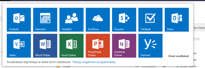 OneDrive tästä pääset tekemään uusia dokumentteja tai kansioita kun haluat siirtää tietokoneelta tiedoston One Driveen, paina tästä jos joku jakaa sinulle
