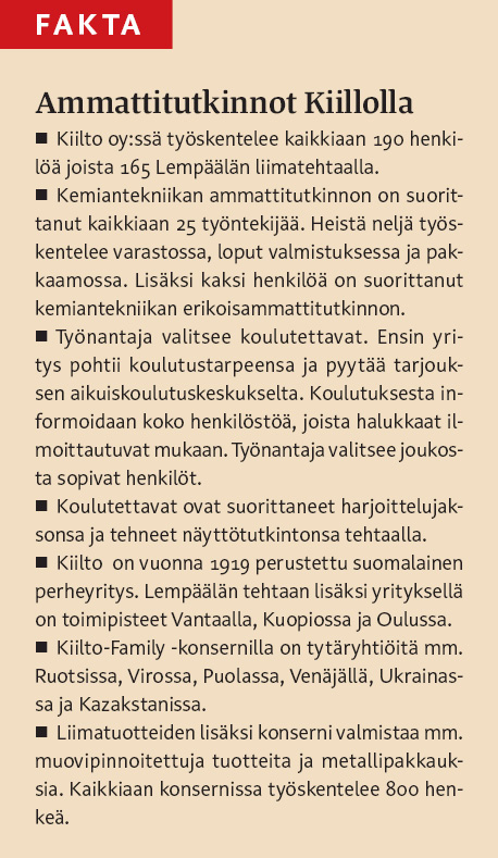 toiminnasta. Hyvä juttu oli sekin, että tietotaitoa tuli lisää.