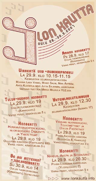 Lisätietoja ja ilmoittautumiset pe 28.9. mennessä Sirkku Nivala, p. 050 521 1065 tai Anu Kontio, p. 040 574 7162. Pyhän Andreaan kirkon raamattupiiri on käynnistynyt jälleen.